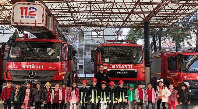 İtfaiye Minik Konuklarını Ağırladı