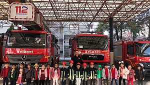 İtfaiye Minik Konuklarını Ağırladı
