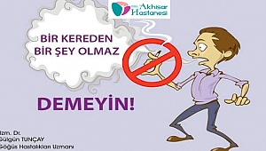 Sigarayı bırak, yaşamı bırakma