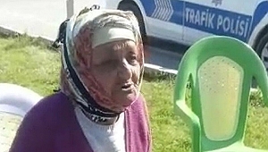 Ailesine kızan 86 yaşındaki kadın Uşak'tan Manisa'ya yürüdü