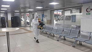 Büyükşehir, PTT’leri Dezenfekte Etti