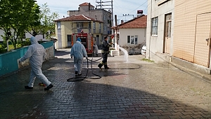 Karantinaya Alınan Sindelli'ye Dezenfekte Desteği