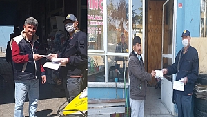 Ücretsiz Maskeler, PTT Aracılığıyla Vatandaşlarımıza Teslim Edilmeye Başlandı