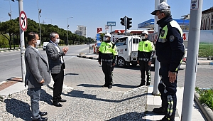 Vali Deniz, Sokağa Çıkma Yasağı Kapsamında Yapılan Denetimleri İnceledi.