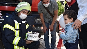 Batuhan’a İtfaiye Ekiplerimizden Doğum Günü Sürprizi