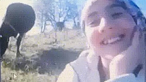 Manisa'da okuyan Ayşenur İnek otlatırken EBA canlı derse katıldı Bakan Selçuk'tan övgüler yağdı