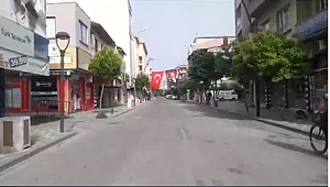 Tahir ün caddesine Maskesiz Giriş Yasak