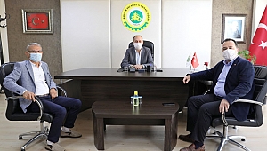 Akhisar Belediye Başkanı Besim Dutlulu, Mehmet Ali Erdayıoğlu’na hayırlı olsun ziyaretinde bulundu