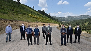 Akkocalı, Kurtulmuş, Kobaşdere ve Başlamış mahallelerinin yoğun olarak kullandığı 11 kilometrelik yolda asfalt çalışmaları için start verildi.