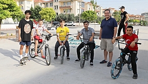 Başkan Dutlulu gençlere sözünü tuttu, Skate Park hizmete açıldı