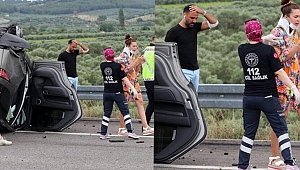 Şarkıcı Ali Şan kaza yaptı