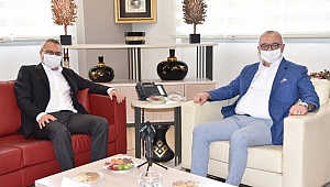 Vali Deniz'den Başkan Ergün'e Veda Ziyareti