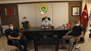 AKHİSAR JANDARMA KOMUTANI VE İLÇE TARIM MÜDÜRÜ ATSO’YU ZİYARET ETTİ