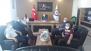 Pazarcılar Odası Emniyet Müdürü Başaran ı Ziyaret etti