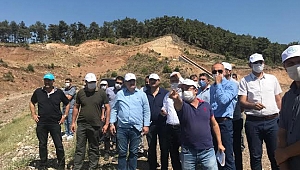 Milletvekili Uğur Aydemir, Akhisar'daki barajlarda inceleme yaptı