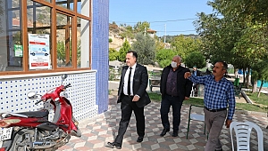 Başkan Dutlulu, kırsal mahallelerdeki çalışmaları inceledi