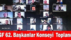 TGF 62. Başkanlar Konseyi Toplandı