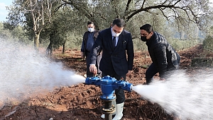 Başlamış Modern Sulama Tesisine Kavuştu