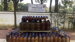1073 litre kaçak içki ele geçirildi.