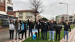 Akhisar Ülkü ocakları atık malzemelerden kuşlar için yuva yaptılar