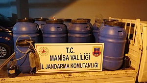 Kaçak şarap üretimi yapılan eve jandarmadan baskın