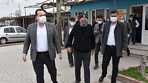 Başkan Besim Dutlulu, kamyoncu esnafının yanında