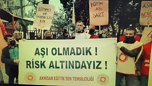 EĞİTİM EMEKÇİLERİ RİSK ALTINDA. OKULLARDA VAKA SAYILARI ARTIYOR. AŞI İSTİYORUZ!