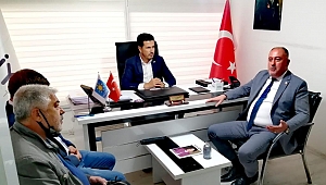 Alaşehir Belediye Başkan Yardımcısı Halis Özcan,Mustafa Kındıroğlu ve yönetimini Akhisar'da ziyaret etti