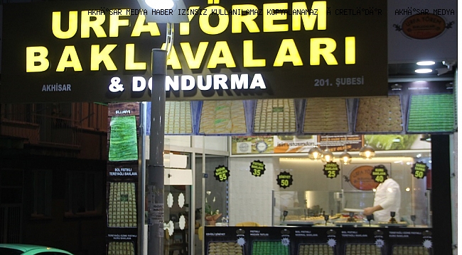 Urfa Yörem Baklavaları ve Dondurma 201. Şubesi Akhisar da Açıldı.