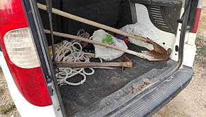 Jandarma ekipleri kaçak kazıya göz açtırmadı