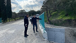 Büyükşehir'den Sindelli ve Zeytinliova Arasında Menfez Çalışması