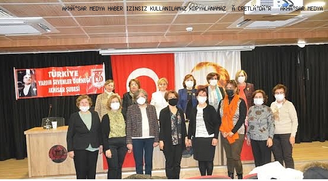 Yardım Sevenler Derneği Akhisar şubesinde Başkan yeniden Nursen İzmirlioğlu