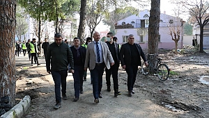 Akhisar Kültürpark’ta Yenileme Çalışmaları Sürüyor