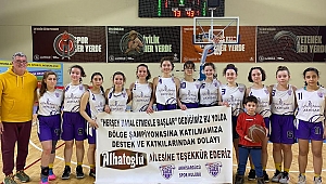 Akhisargücünün kızları Şampiyonada ilk galibiyetini aldı