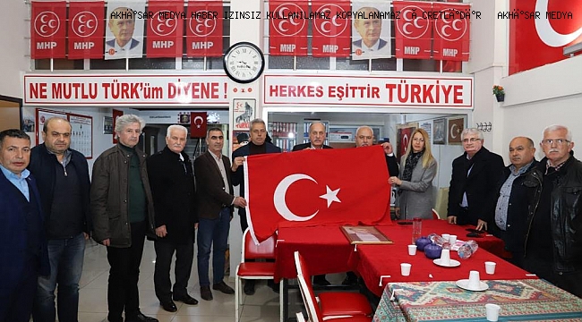 ATSO’DAN MHP AKHİSAR İLÇE TEŞKİLATINA ZİYARET