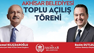 Kemal Kılıçdaroğlu 31 Mart’ta Akhisar’da!