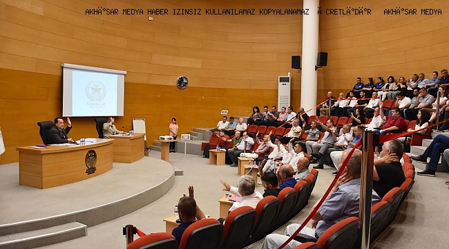 Akhisar Belediyesi Haziran ayı meclis toplantısı yapıldı