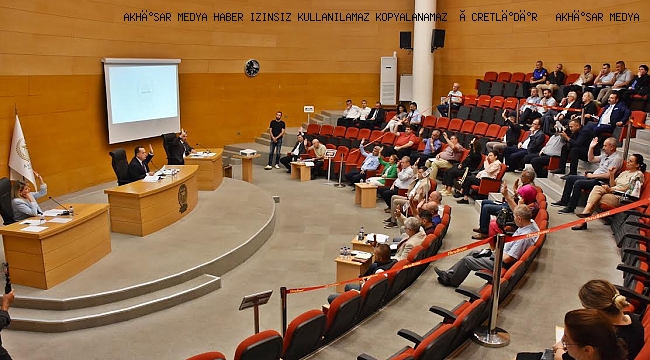 Akhisar Belediyesi Ekim ayı olağan meclis toplantısı yapıldı