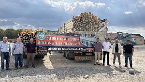 Akhisar’da Sulama Kooperatiflerine Boru Desteği