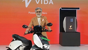 Hindistan'ın İlk Tam Entegre Elektrikli Scooter'ı Vida V1 Piyasaya Sürüldü