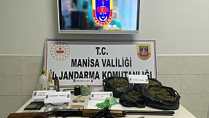 Cezaevindeki şahsın evinde uyuşturucu ve silahlar bulundu