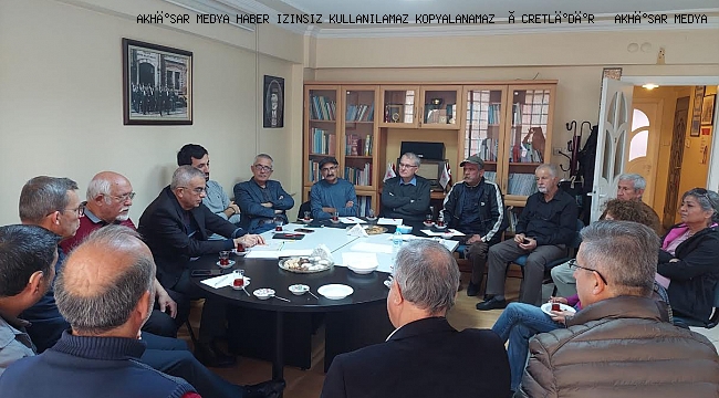 Manisa Çevre Dernekleri ve Çevre Gönüllüleri Manisa'da özel gündemle toplandı.