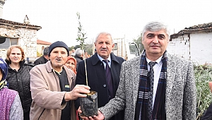 Tarım Arazisi Yanan Üreticilere Fidan Desteği