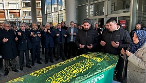 Akhisar'da Zabıta Komiseri Ünal Karabodur son yolculuğuna uğurlandı