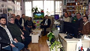 Başsavcı Sebahattin Erkaya, Yerel basını ziyaret etti