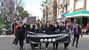 Akhisar'da Kadın Dernekleri, Kadınlar Günü'nde sessiz yürüyüş