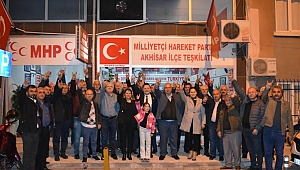 MHP Aday Adayı Akın Çakır, Akhisar ilçe teşkilatını ziyaret etti