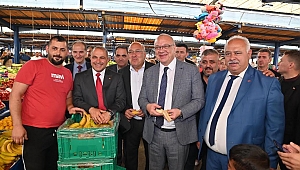 Başkan Ergün Akhisar'da Pazar Esnafıyla Buluştu
