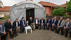 Başkan Ergün’den Şehit Ailesine Taziye Ziyareti
