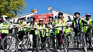 Bisiklet Trafik Eğitim Parkında eğlenceli etkinlik Düzenlendi 